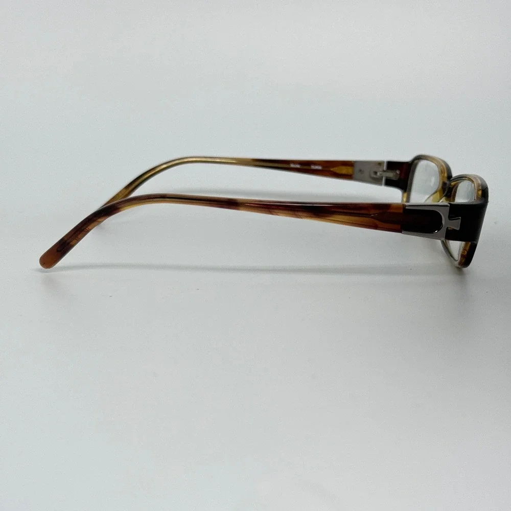 Bulova Turin Amber Tortoise Shell Eyeglasses Women's 51 16 135 ‎ Frames 21463
